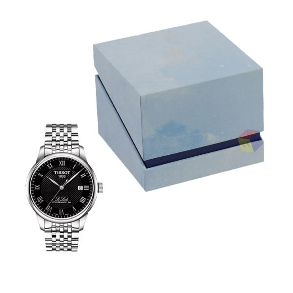 Stylish Square Paper Cardboard Watch Packaging Box for Couples Customized Design