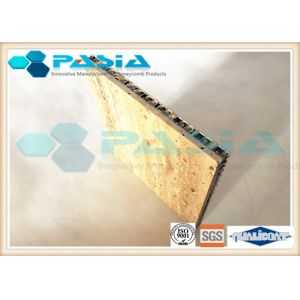 Travertine Stone Honeycomb Ceiling Panels , Lightweight Stone Panels Moisturepro