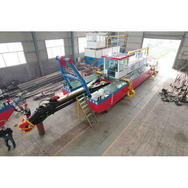 Professional 8 Inch To 26 Inch Cutter Suction Dredger Equipment For Dredging Mud Powered By Cummins Marine Engine 200 Cbm/H To 1500 Cbm/H Solid Sand