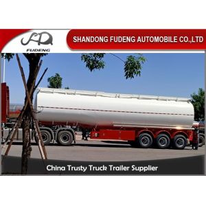 Aluminum 28t Capacity 45000 Liters Fuel Tanker Semi Trailer
