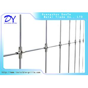 Never Rust Invisible Safety Grille For Balcony Windows 2.0mm 316 Stainless Steel