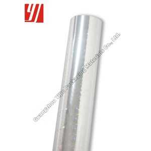 China Laser Silver Stars CTT Width 1.28m Holographic Laminating Foil on sale