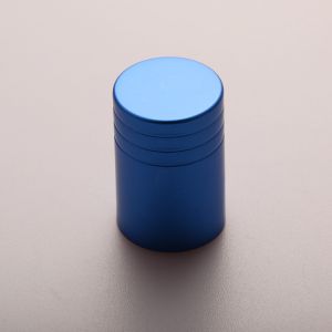 Aluminum Electroplated Perfume bottle Lids Caps with Custom Brand Printing