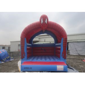 Customize Inflatable Spiderman Jumping Castle / Spiderman Inflatable Bouncer For