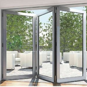 Rolling Pull Opening Method Glass Folding Door for Global Window Original