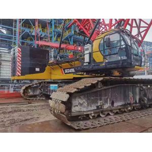 Quality Second Hand Lattice400 Ton Crawler Crane With Low Energy Requirements for sale