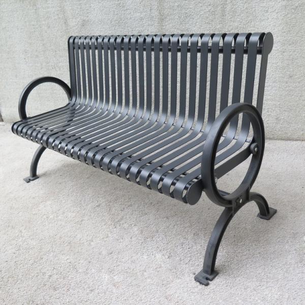 8 People ISO14001 Certified Metal Picnic Table Bench Set