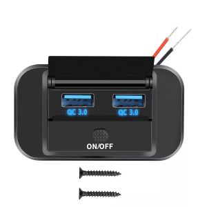 Rv 12v Double Usb A Outlet QC3.0 Fast Charging