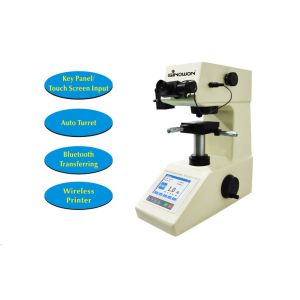 China Digital Micro Vickers Durometer with 10X Eyepiece Motorized Turret and Large LCD on sale China Digital Micro Vickers Durometer with 10X Eyepiece Motorized Turret and Large LCD on sale
