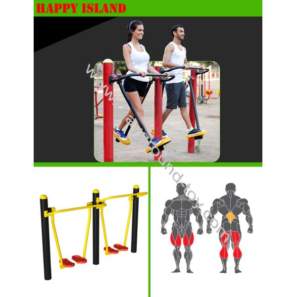 Three People Walking Machines , Commercial Gym Equipment For Amusement Park