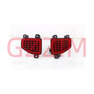 Dynamic Turn Signal Reflector LED Bumper Light Rear Fog Lamp For Jeep Wrangler