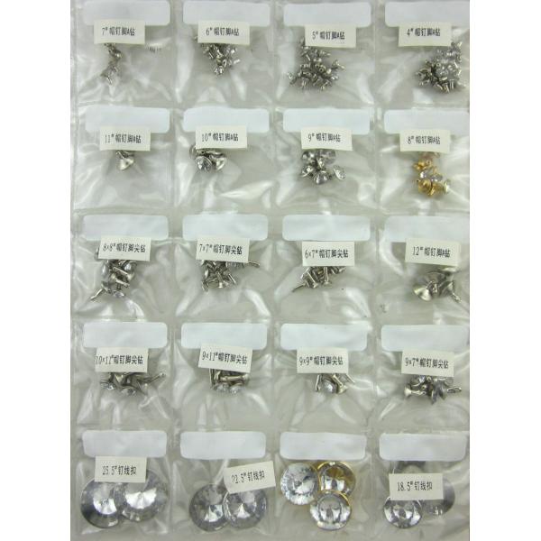 double single cap head metal decorative rivets for shoes bag clothing