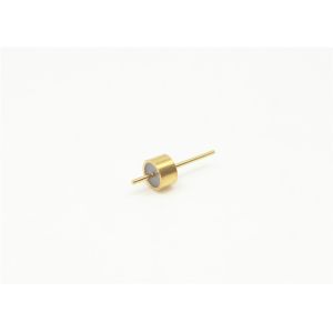 Gold Plated Hermetically Sealed Connectors Glass To Metal Single Pin For