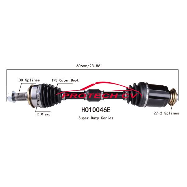 Buy HO10046E Front Axle Shaft Replacement 2016 Honda Right Front Axle at wholesale prices