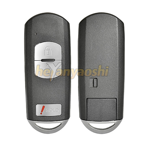 Buy Mazda 3 Buttons Smart Key Shell with Emergency Key Insert at wholesale prices