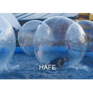 Inflatable 2m PVC Transparent Water Walking Ball With Zippers For Pool Pond
