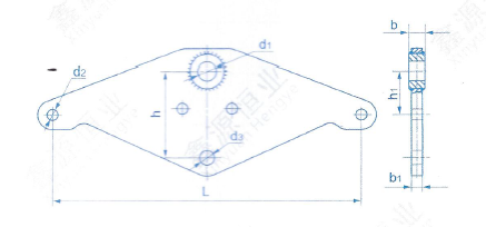 Light Weight Tension Hardware Fittings , Yoke Power Distribution Hardware