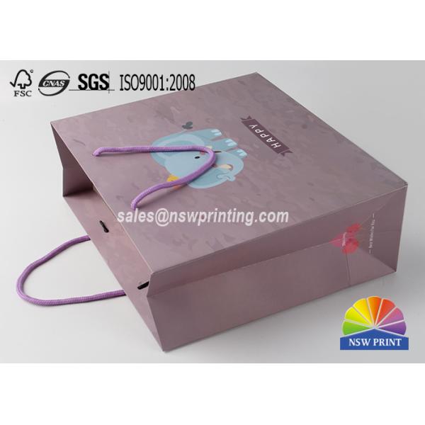 Reinforced Fold - Over Top And Cardboard Bottom Insert Party Shopping Gift Paper Bags