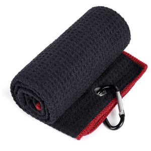 Waffle Pattern Quick Dry Microfiber Golf Towel