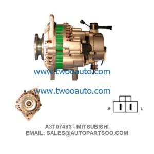 A3T07483 MD162964 - MITSUBISHI Alternator 12V 90A Alternadores