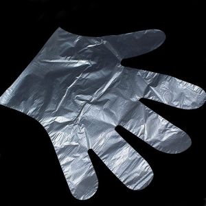 Buy cheap Disposable Clear Plastic Gloves , PE Glove Food Preparation Kitchen Use from wholesalers