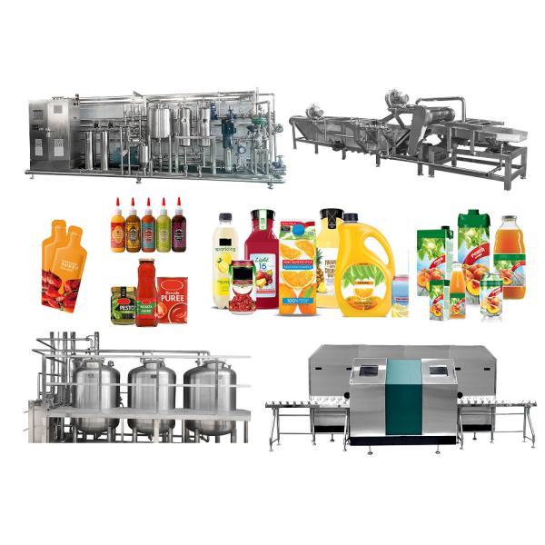 Intelligent Control Passion Fruit Juice Production Line Installation And