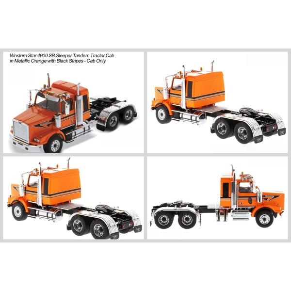 DM Western Star 4900 SB International 2-Axle American Flatbed Truck 1/50 Model 71063