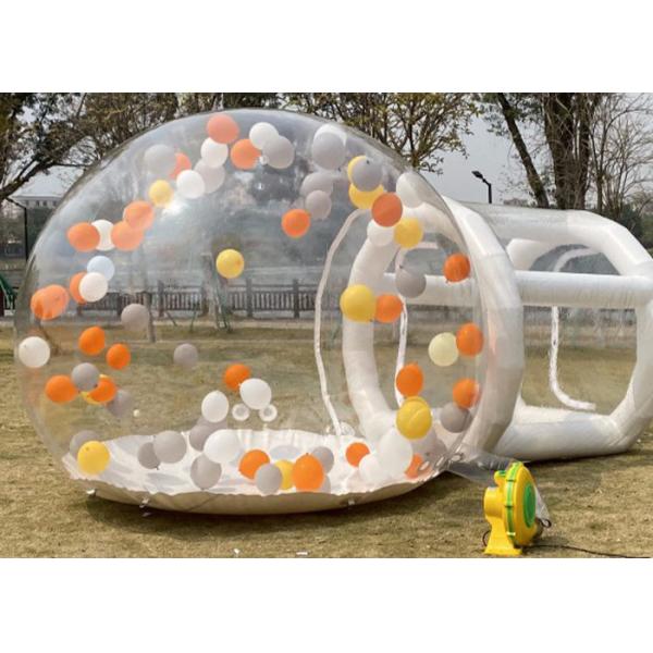 Inflatable Bubble Tent With 220V 110V Air Blower White Transparent Color For