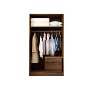 Environmental Protection Laminated Particle Board Cabinets Single Door Wardrobe