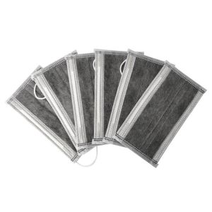 Latex Free BFE 95% Cleanroom Disposable Carbon Face Mask