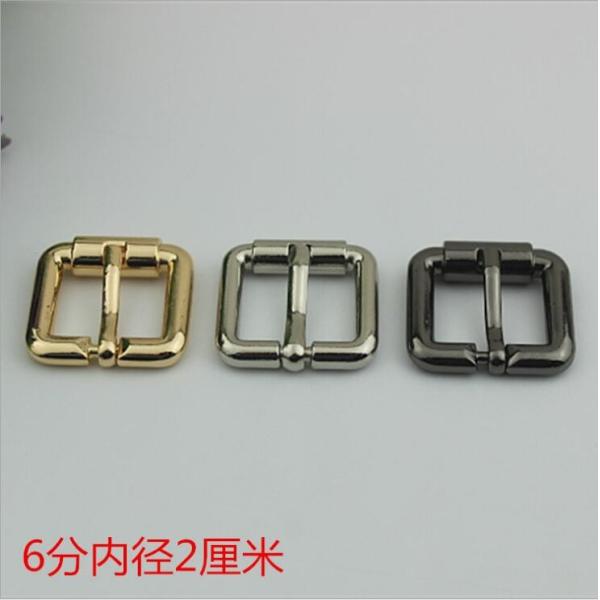 Manufacturer Personalized Zinc Alloy 20 MM Gunmetal Color Handbag Roll Belt Buckle Design