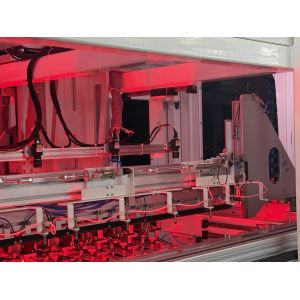 Precision BIPV Solar Panel Welding Machine Vertical Style Electromagnetic Method