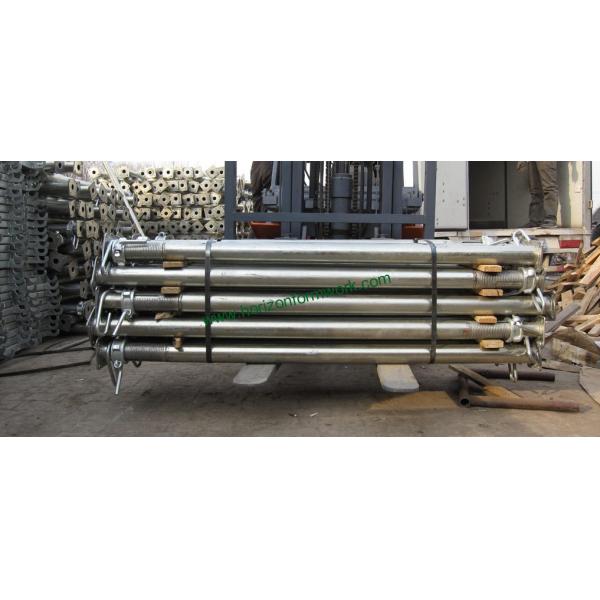 Shoring prop for table formwork. Adjustable.