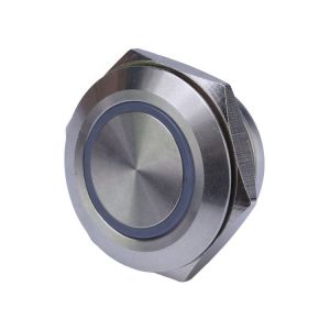 Push button switch 19mm flattest metal Momentary waterproof 12V