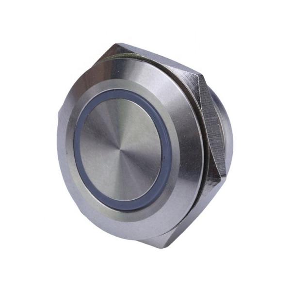 Buy Push button switch 19mm flattest metal Momentary waterproof 12V at wholesale prices
