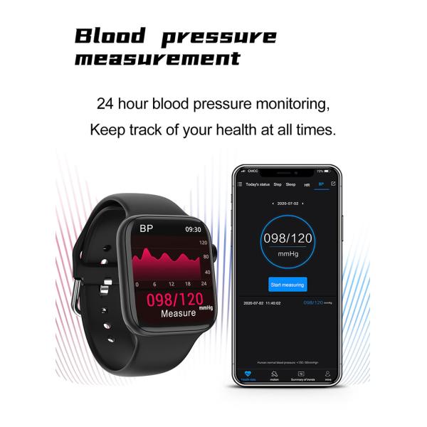 HL75 smart watch IPS Display 320x240 Health Tracking Bracelet Blood Pressure Fitness