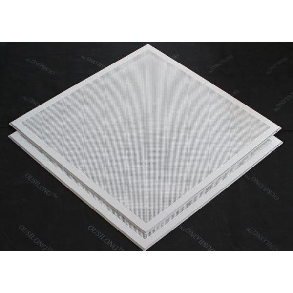 T 15 Matched 595x595mm Aluminum or Steel Lay in Ceiling Tiles Perforated or
