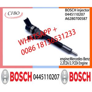 BOSCH Common fuel Injector 0445110103 0445110104 0445110207 0445110208 A6280700487 A6280700587 for Mercedes-Benz 4CDi