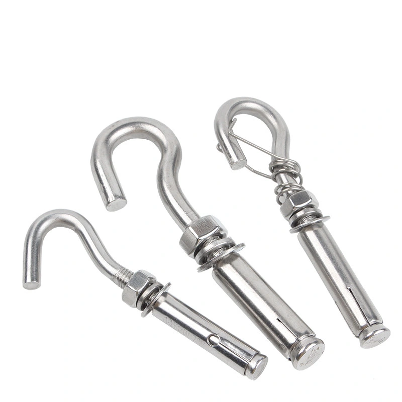 Stainless Steel SS316 Shoulder Hook Self Tapping Wood Screw Closed Eye Bolt