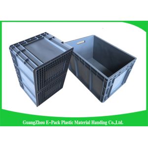 Mini Load Euro Containers With Lids , Standard Plastic Stacking Boxes PP