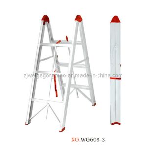 A Frame Aluminium Alloy 6063 3 Step Folding Ladder