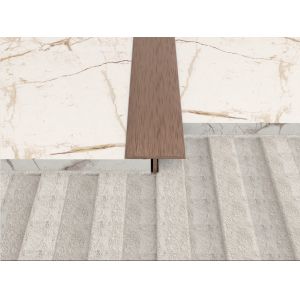 Elastomeric Sealant Brass Transition Strip Floors Coverings Thick Carpet