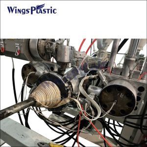 DWC Corrugated Pipe Machine For Hdpe Double Wall Corrugated Pipe Drainage Pipe