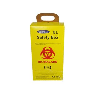 10L Biodegradable disposable white Cardboard box Medical Sharps Box