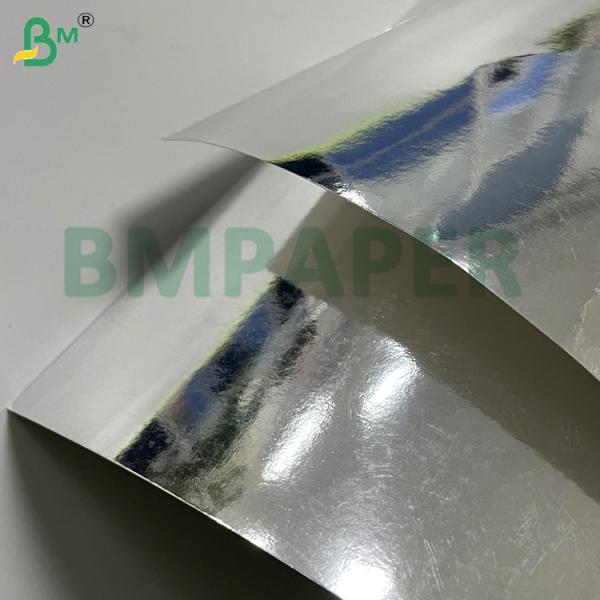 75gsm 80gsm 85gsm Anti-Counterfeiting Silver Color Metallized Paper For Labels Tags Brand Manual