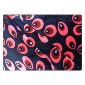 Knitted Stretch Short PlushSpandex Velvet Fabric For Garment Blanket
