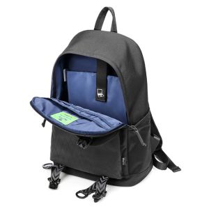 Physiological Curve Back Daily Laptop Backpack Nylon Waterproof Business Travel