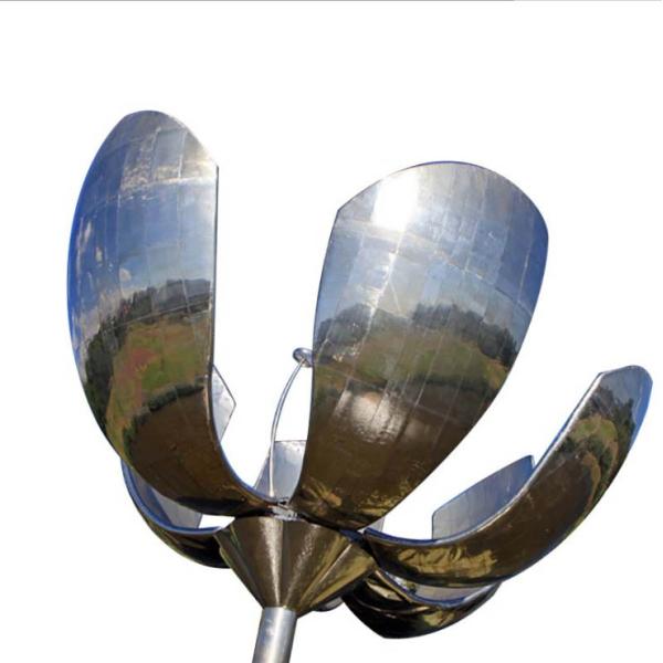 Mirror Polished 316L Stainless Steel Sculpture 4.0 meter height