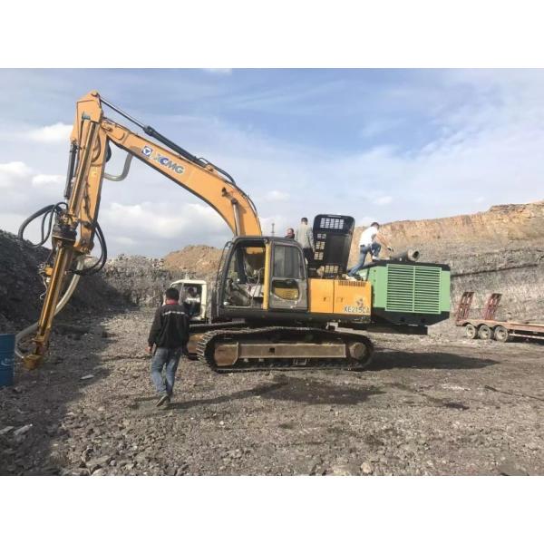 Excavator DTH Drilling Attachment High performance Drilling Attachments for Excavators. Anchor Drilling, Blasthole Drill