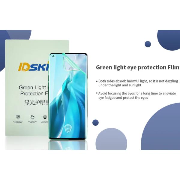 Anti-Explosion HD Matte Anti Blue Light Privacy TPU Screen Protector Cell Phone Protection Raw Materials Hydrogel films